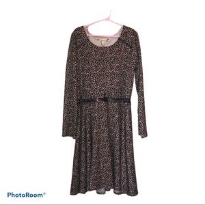 SPEECHLESS • Cheetah Print Dress W/ Studded Belt